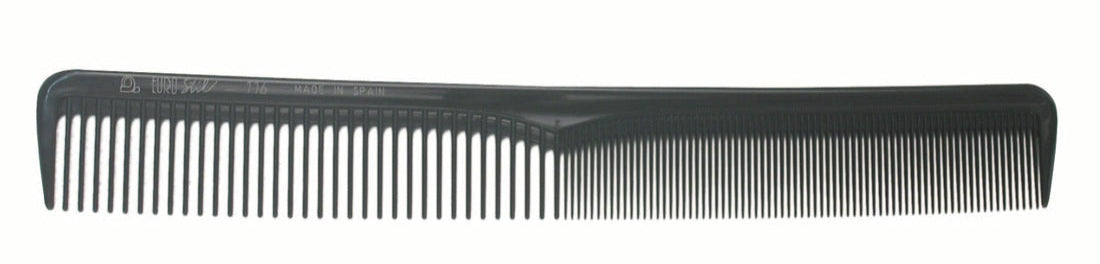 EuroStil - Extra Long Cutting Comb #116 - Black