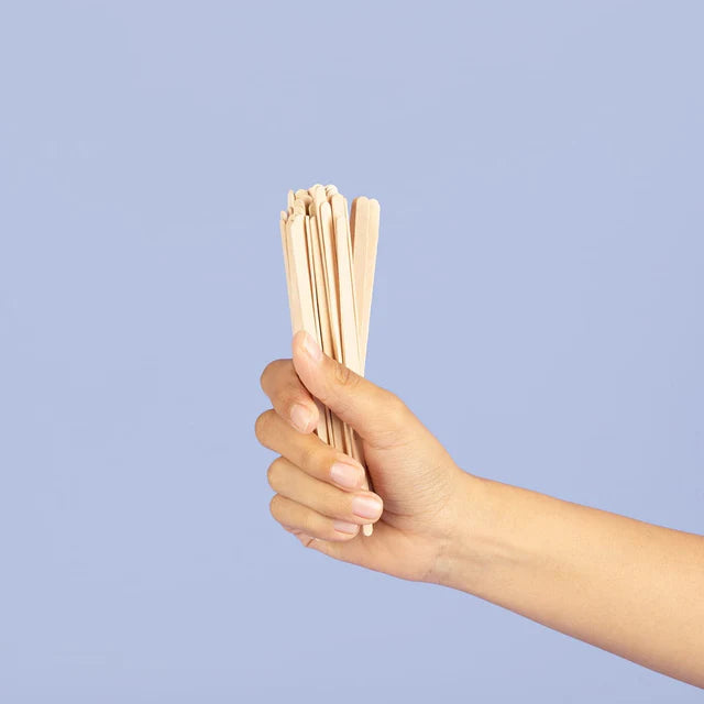 Brow Beaters - Mini Precision Brow Waxing Spatulas 100pk