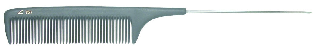 Leader Professional - Metal Tail Comb #257 Black