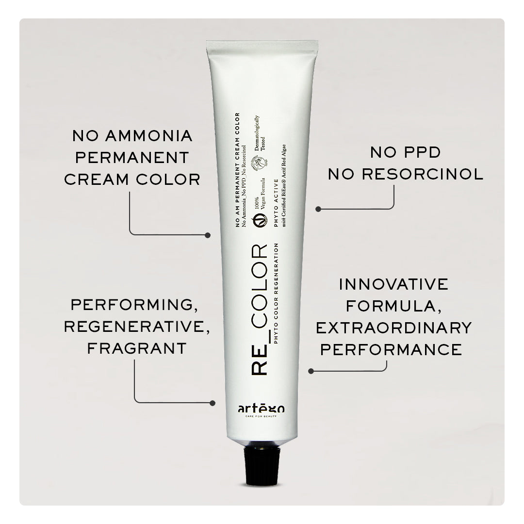 Artego Re_Color No AM Permanent Color 100ml - 1.0 / 1N Black