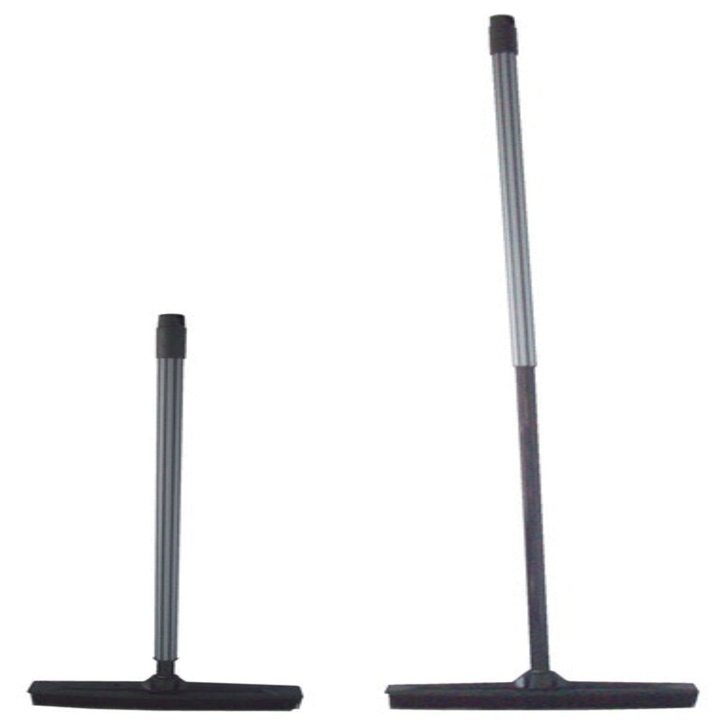 Extendable Broom Handle - Black/Silver