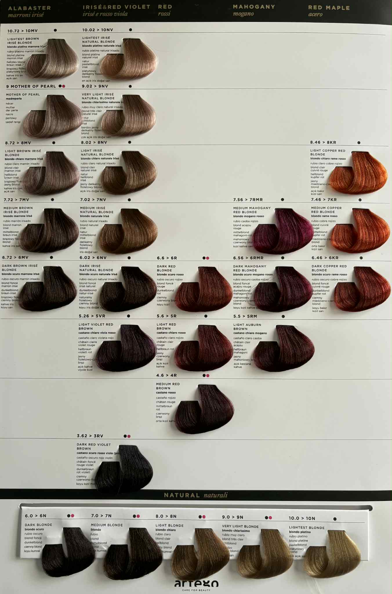 Artego It’s Color Permanent Color 150ml - 5.26 / 5VR Light Violet Red Brown