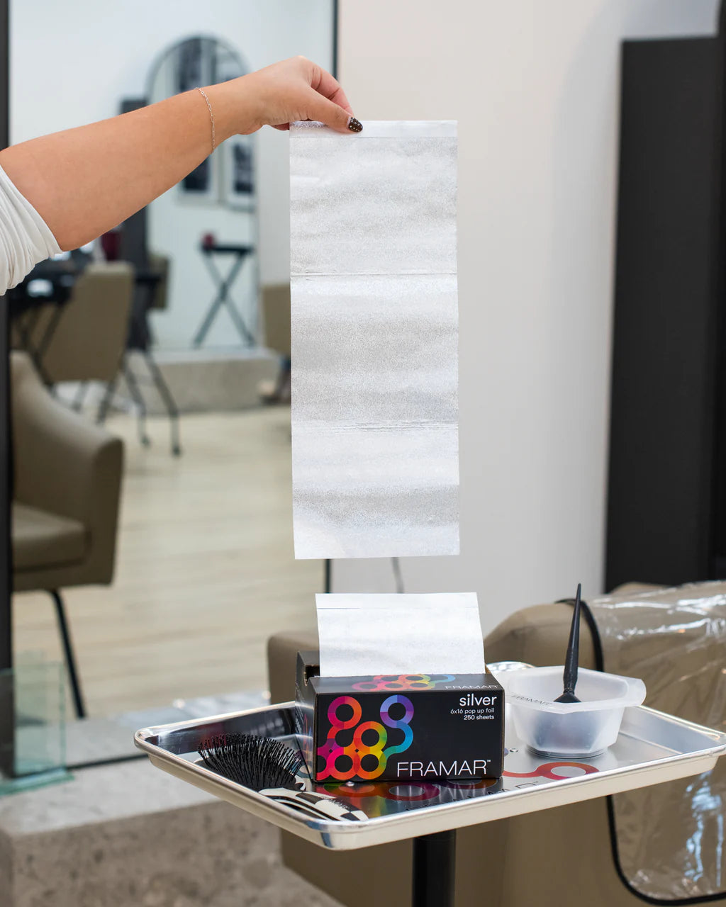 Framar - 6x16" Pop Up Foil "Silver" 250 Sheets