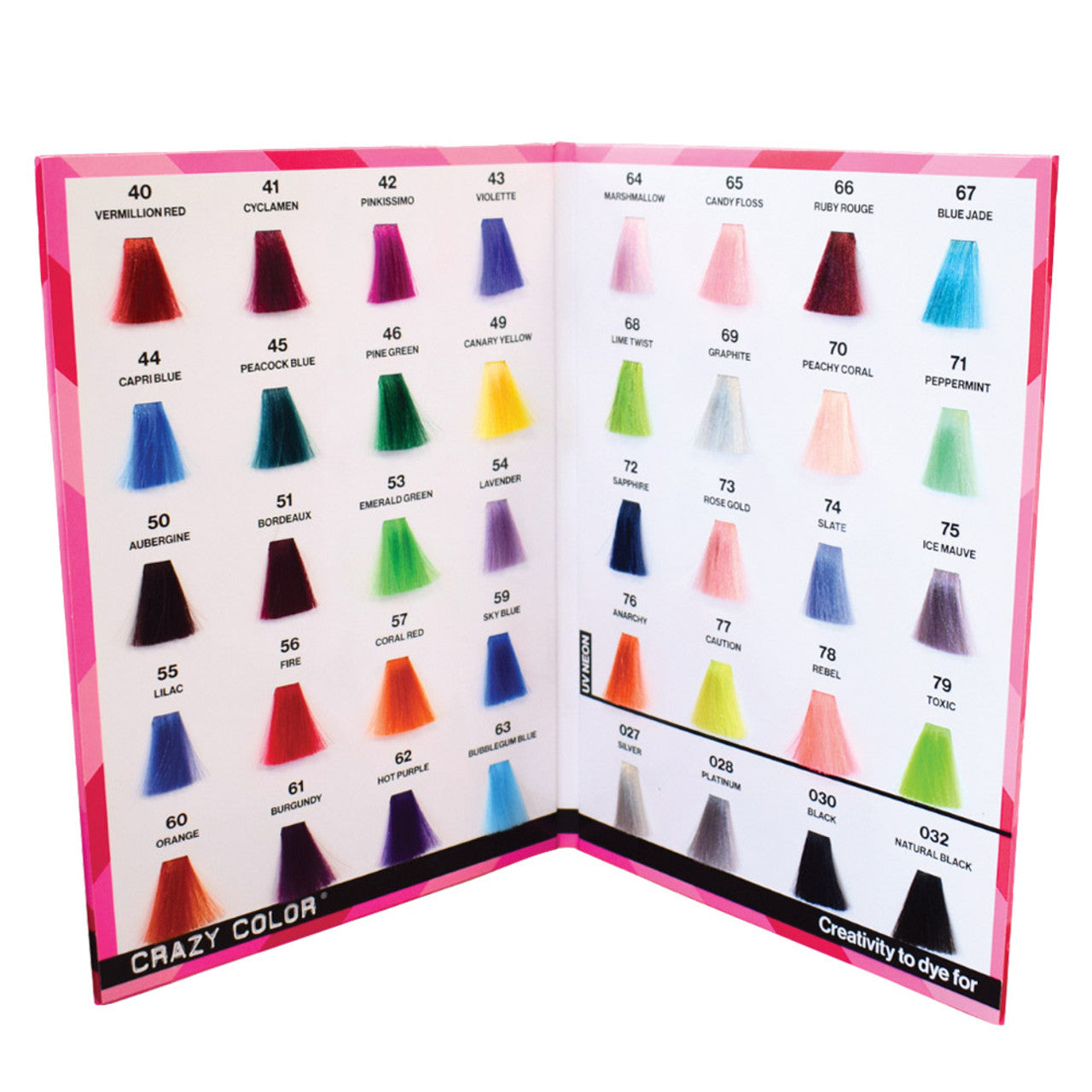 Crazy Color Shade Chart