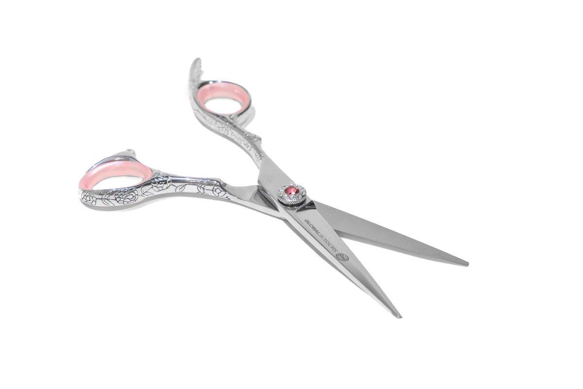 Global Scissors - Aria 'Left Handed' 5.5" Cutting Scissor & 6" Thinning Scissor Bundle
