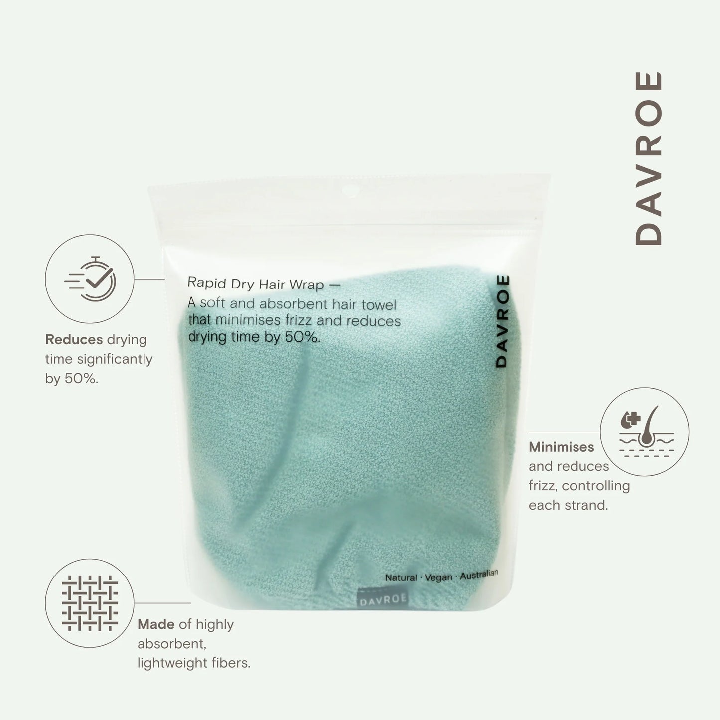 Davroe - CURLiCUE Rapid Dry Hair Wrap