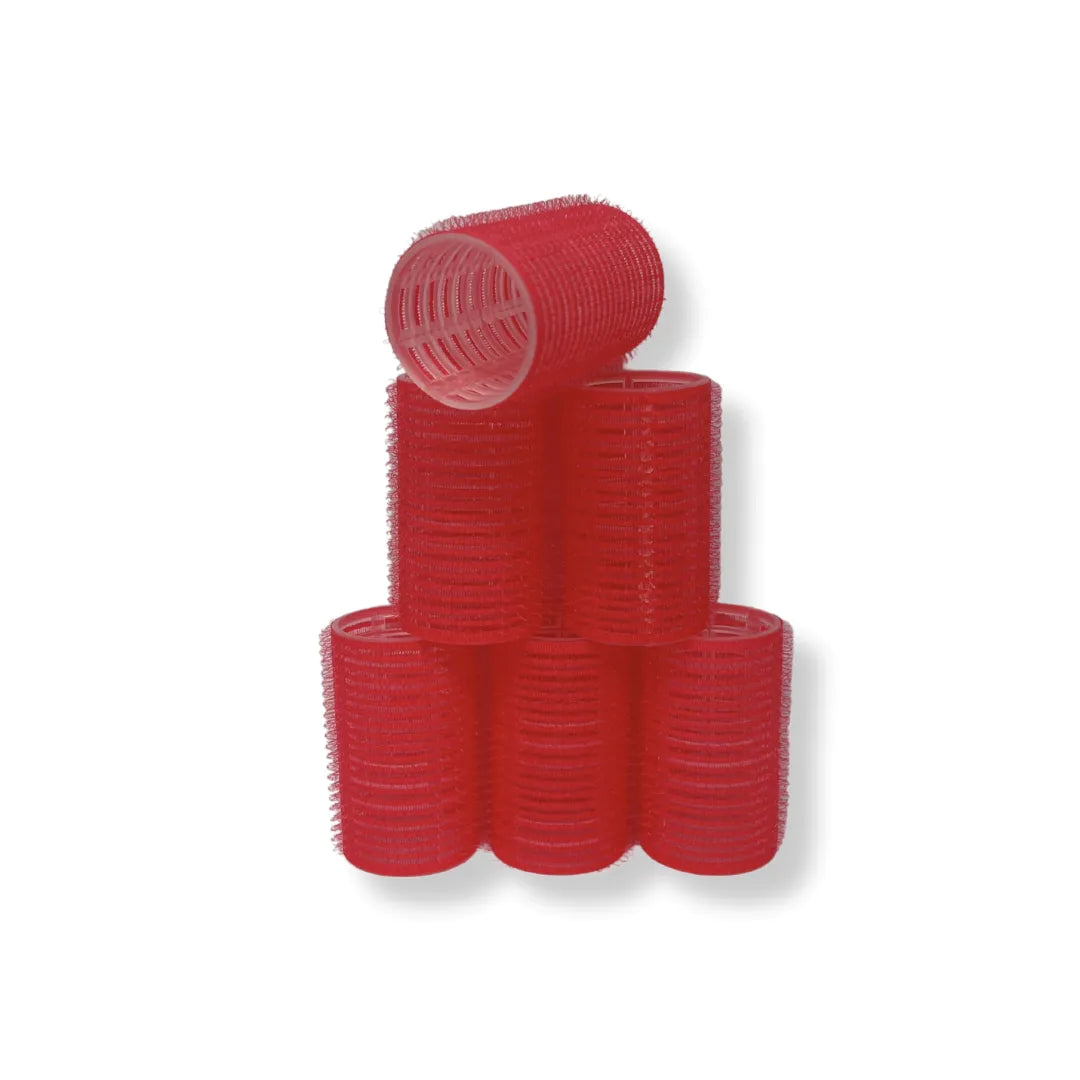 Pink Velcro Rollers - 44mm 6pk