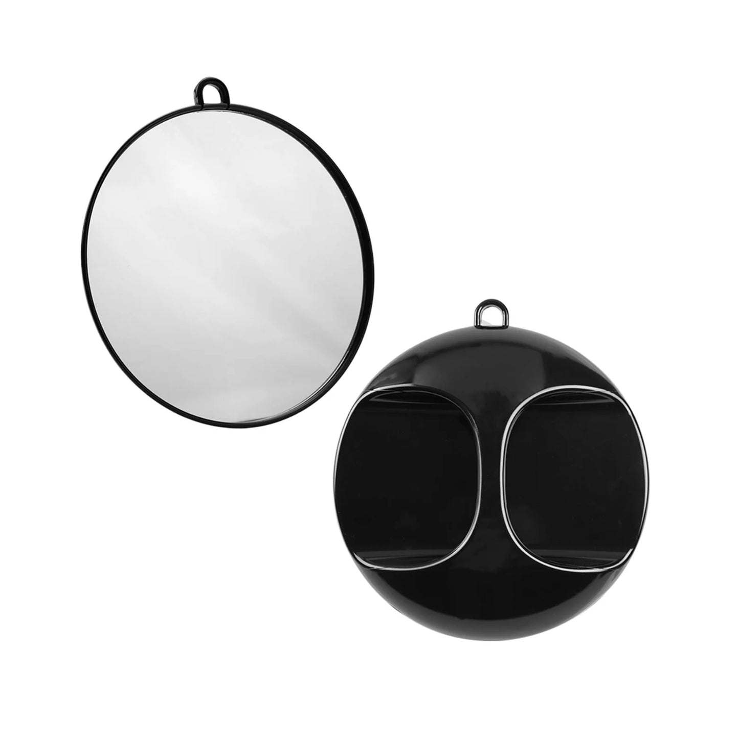 Salon Smart - Black Round Mirror