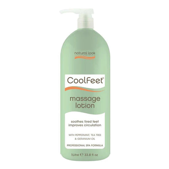 Natural Look - Cool Feet Massage Lotion 1000ml