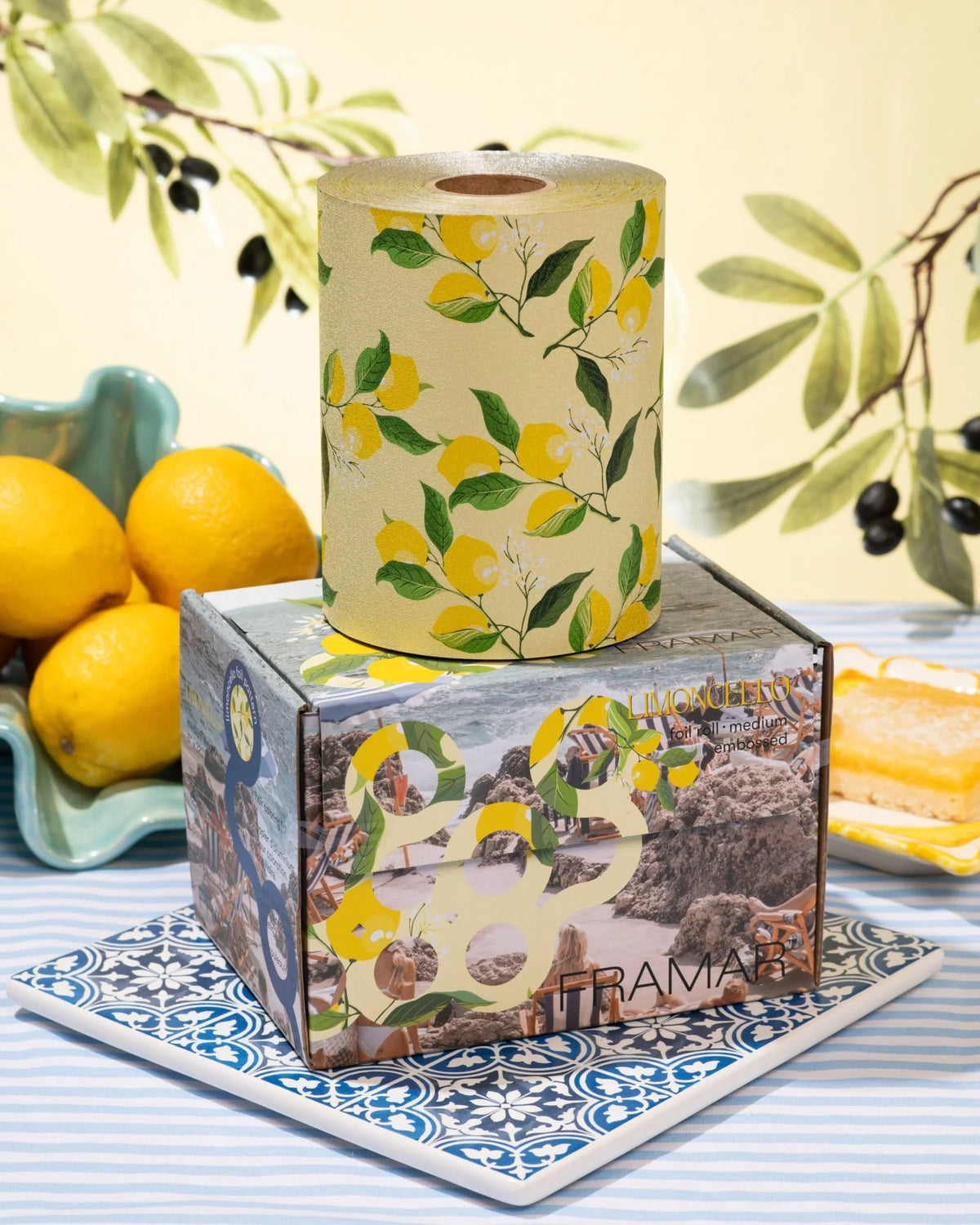 Framar - Embossed Roll Medium 320ft "Limoncello"