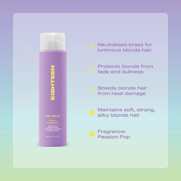 E18HTEEN - No YOLO Violet Shampoo 375ml