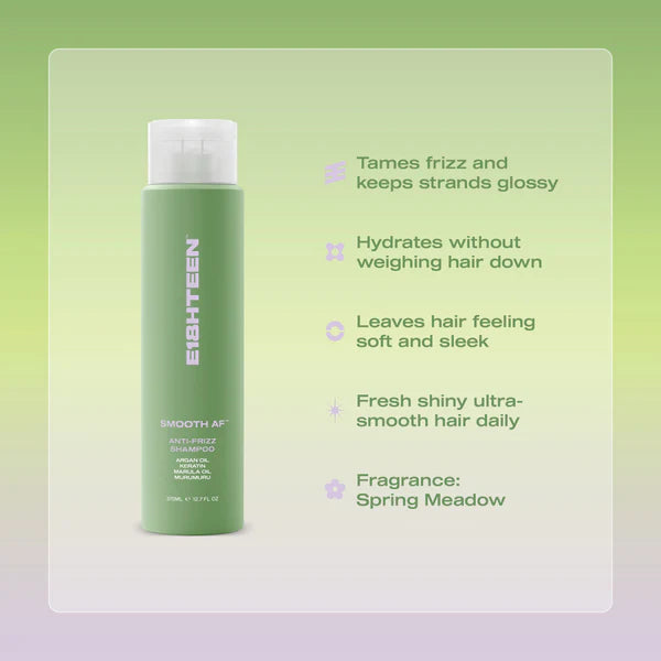 E18HTEEN - Smooth AF Anti-Frizz Shampoo 375ml