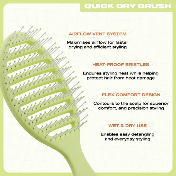 E18HTEEN - Quick Dry Brush Light Mode Green