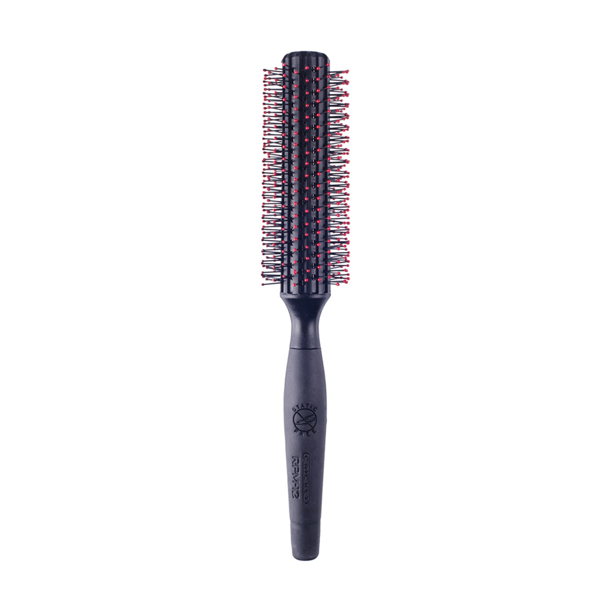 Cricket Static Free RPM 12 Row Brush - Black