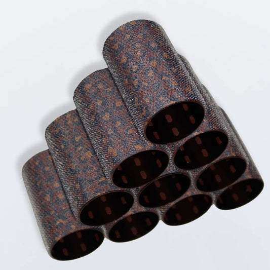 Hello Bleach - Large Thermal Hair Rollers "Vintage Leopard"