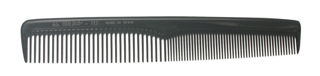 EuroStil Styling Comb #113 - Black