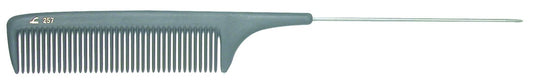 Leader Professional - Metal Tail Comb #257 Black
