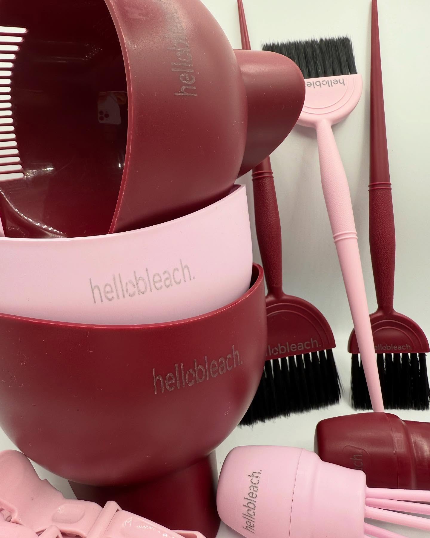 Hello Bleach - Deep Tint Bowl w Teeth "Burgundy"