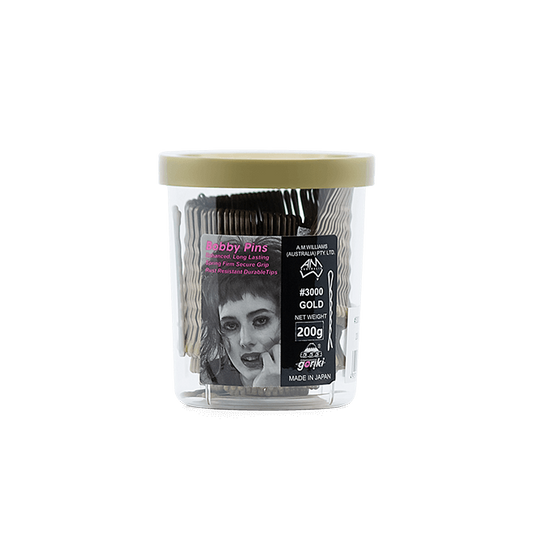 555 - Standard Bobby Pins 2" Gold