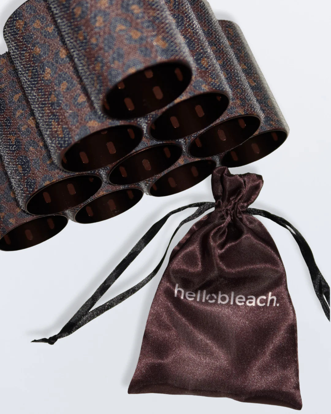 Hello Bleach - Large Thermal Hair Rollers "Vintage Leopard"