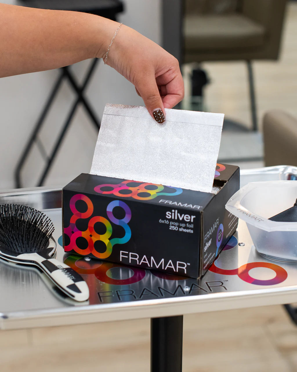 Framar - 6x16" Pop Up Foil "Silver" 250 Sheets