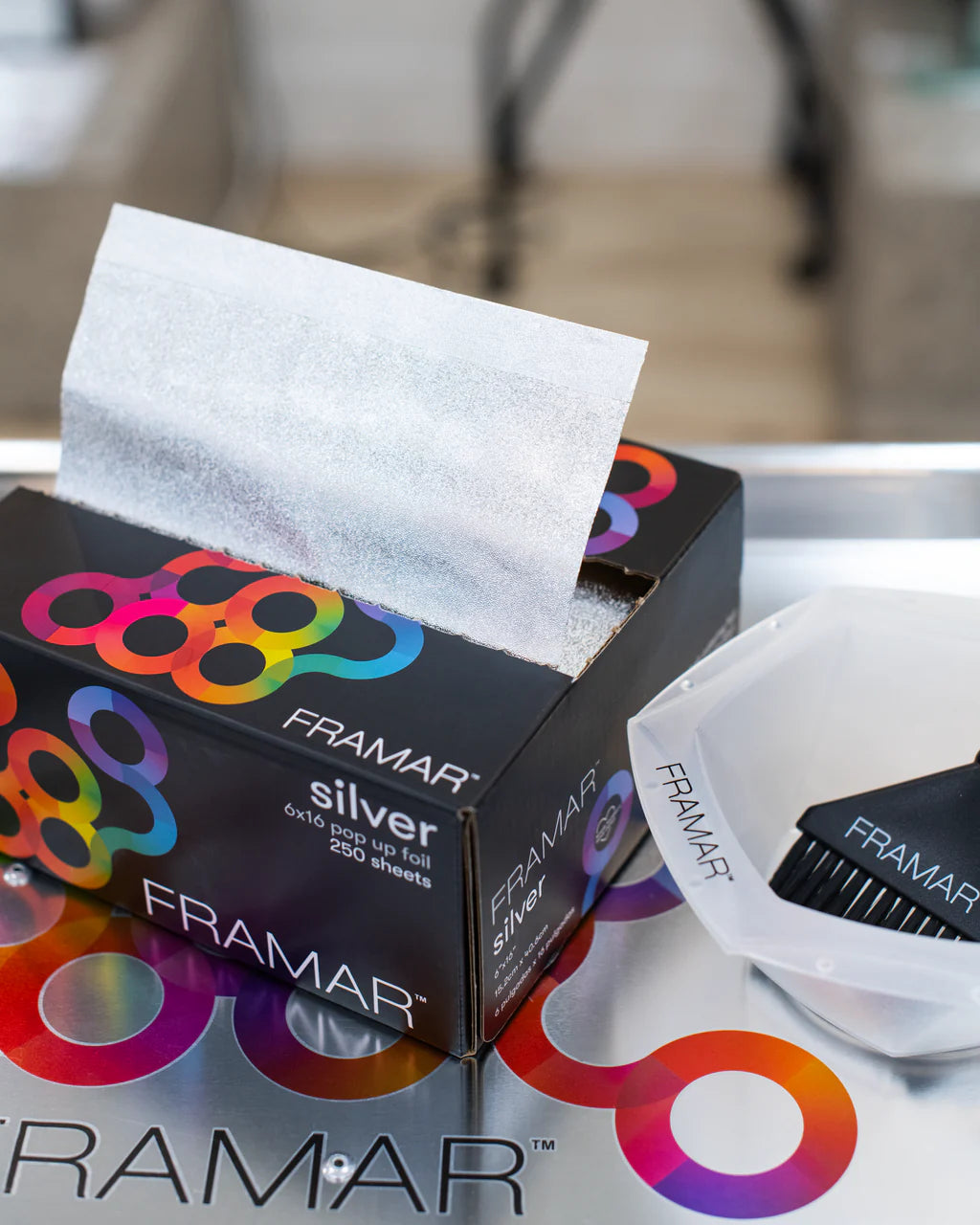 Framar - 6x16" Pop Up Foil "Silver" 250 Sheets