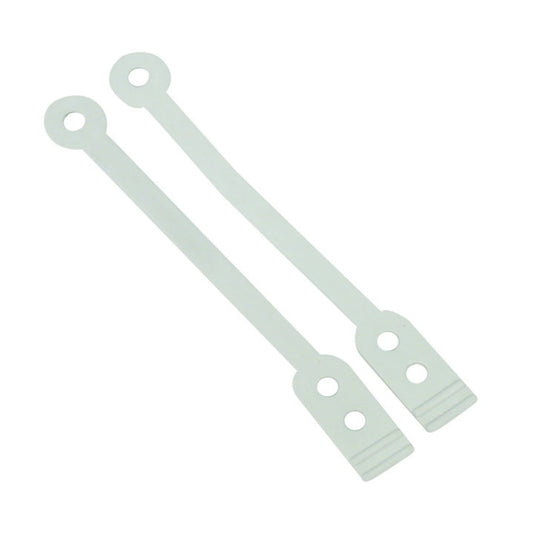 Flat Short Rubber Perm Elastics 50pk