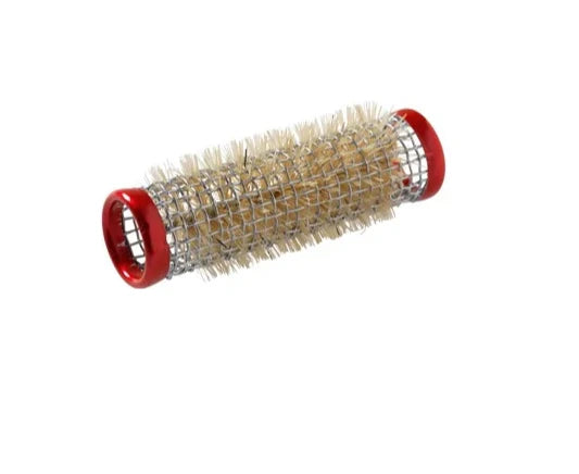 Metal Brush Rollers 18mm 12pk - Red