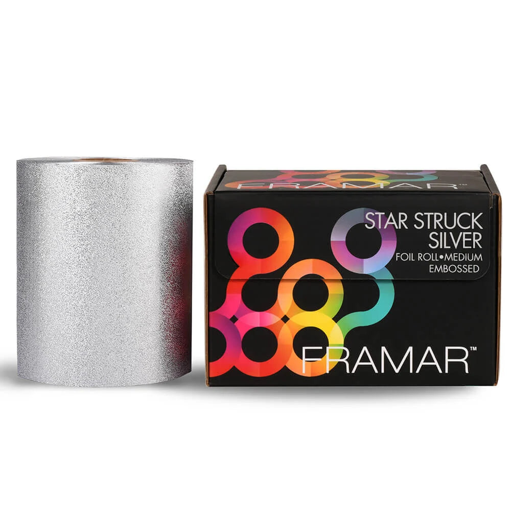 Framar - Embossed Roll Medium "Star Struck Silver" 320ft