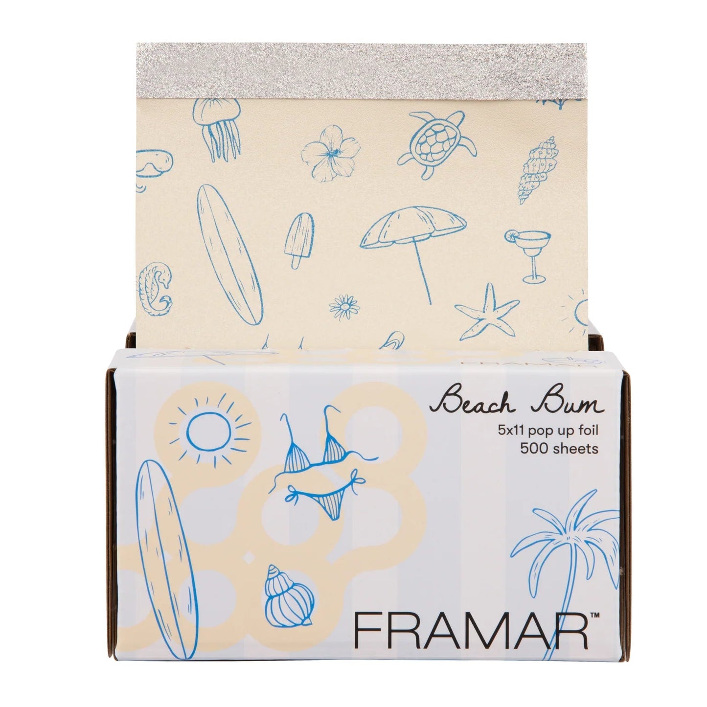 Framar - 5x11" Pop Up Foil "Beach Bum" 500 Sheets