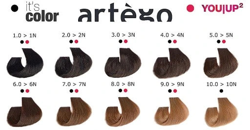Artego YOU|UP2 Semi Permanent Color 100ml - 5.0 / 5N Light Brown