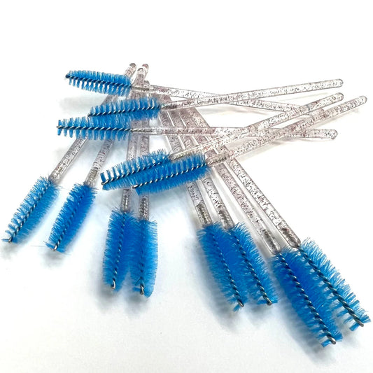 Mascara Glitter Wands 50pk - Blue