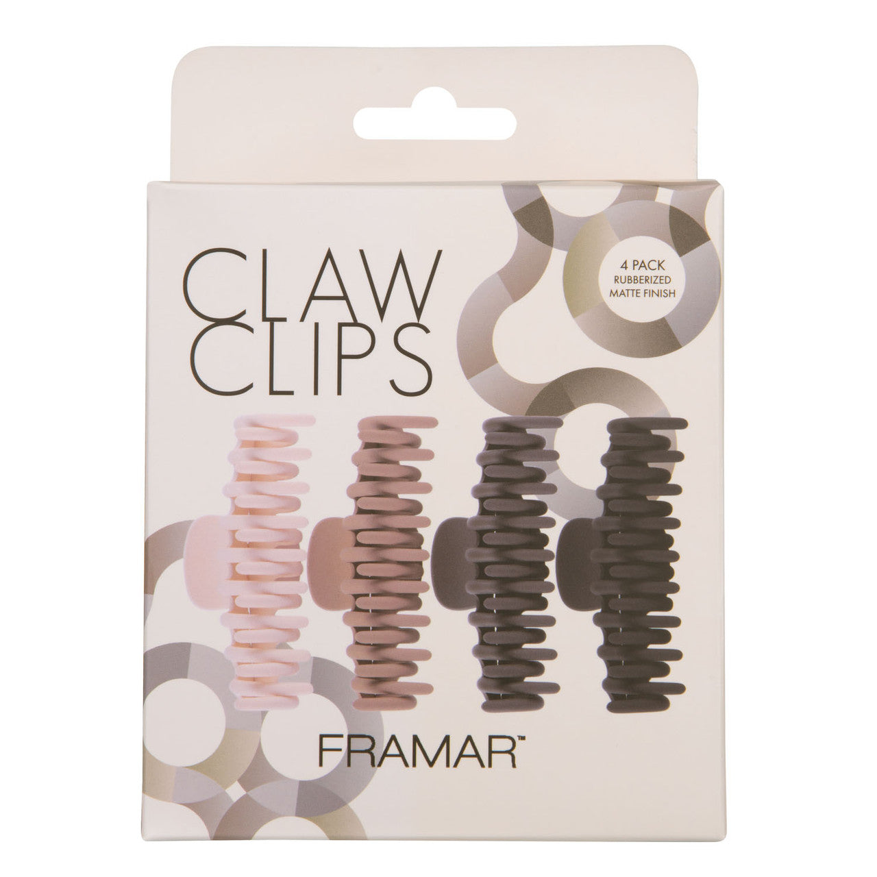 Framar - Claw Clips "Neutral" 4pc