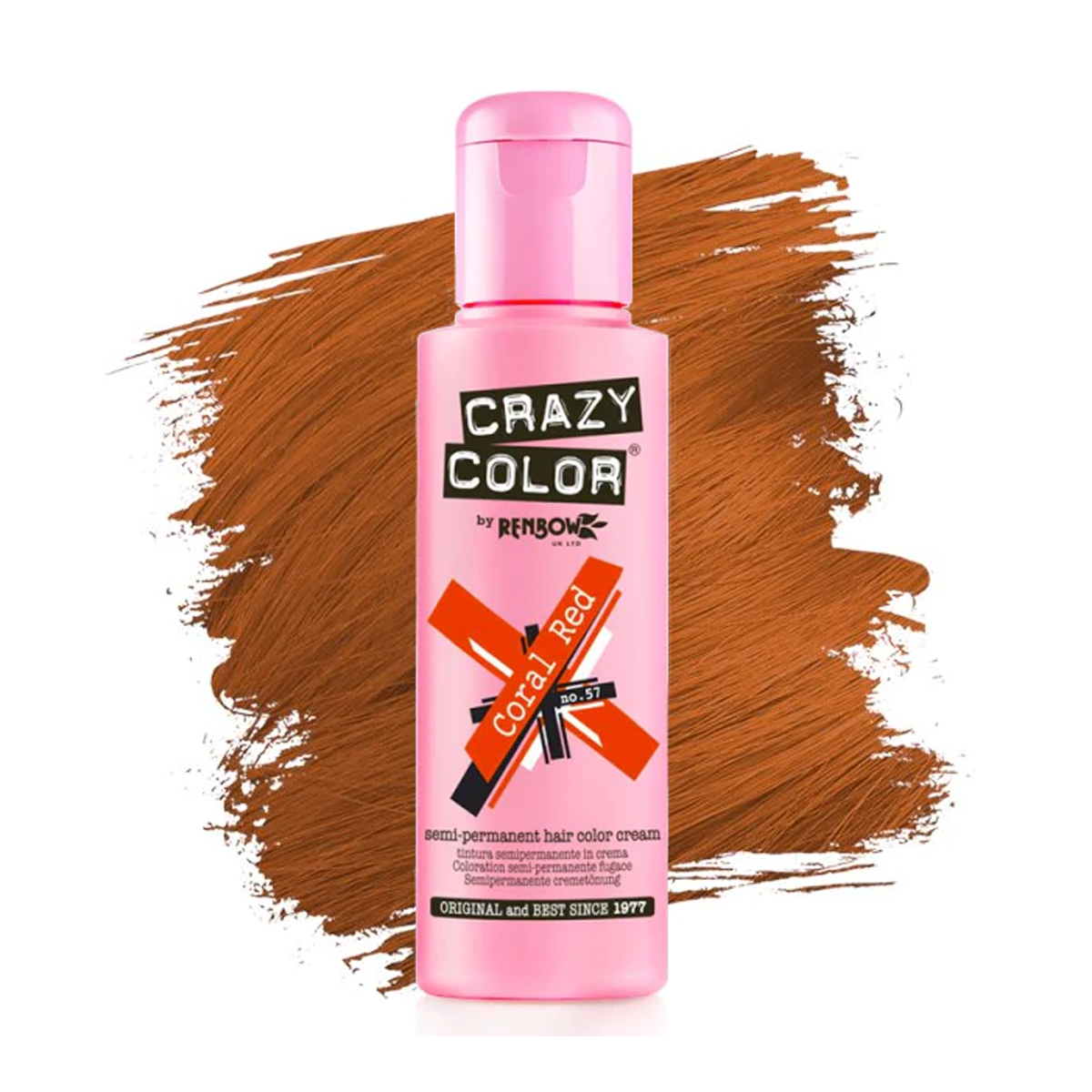 Crazy Color – Coral Red 100ml