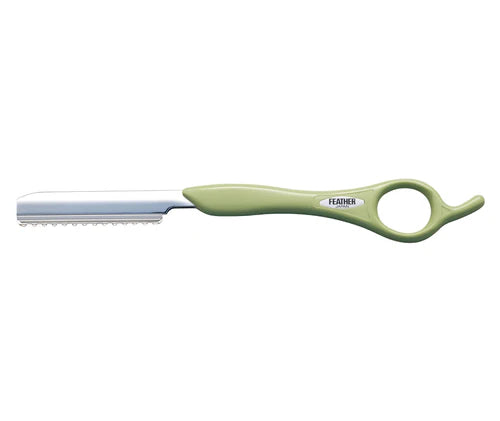 Feather - Styling Razor 17cm "Matcha Green"