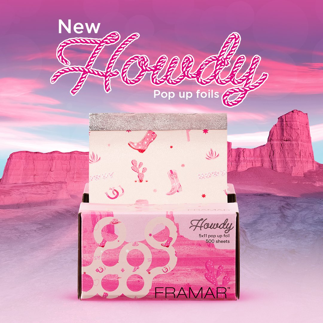 Framar - 5x11" Pop Up Foil "Howdy" 500 Sheets