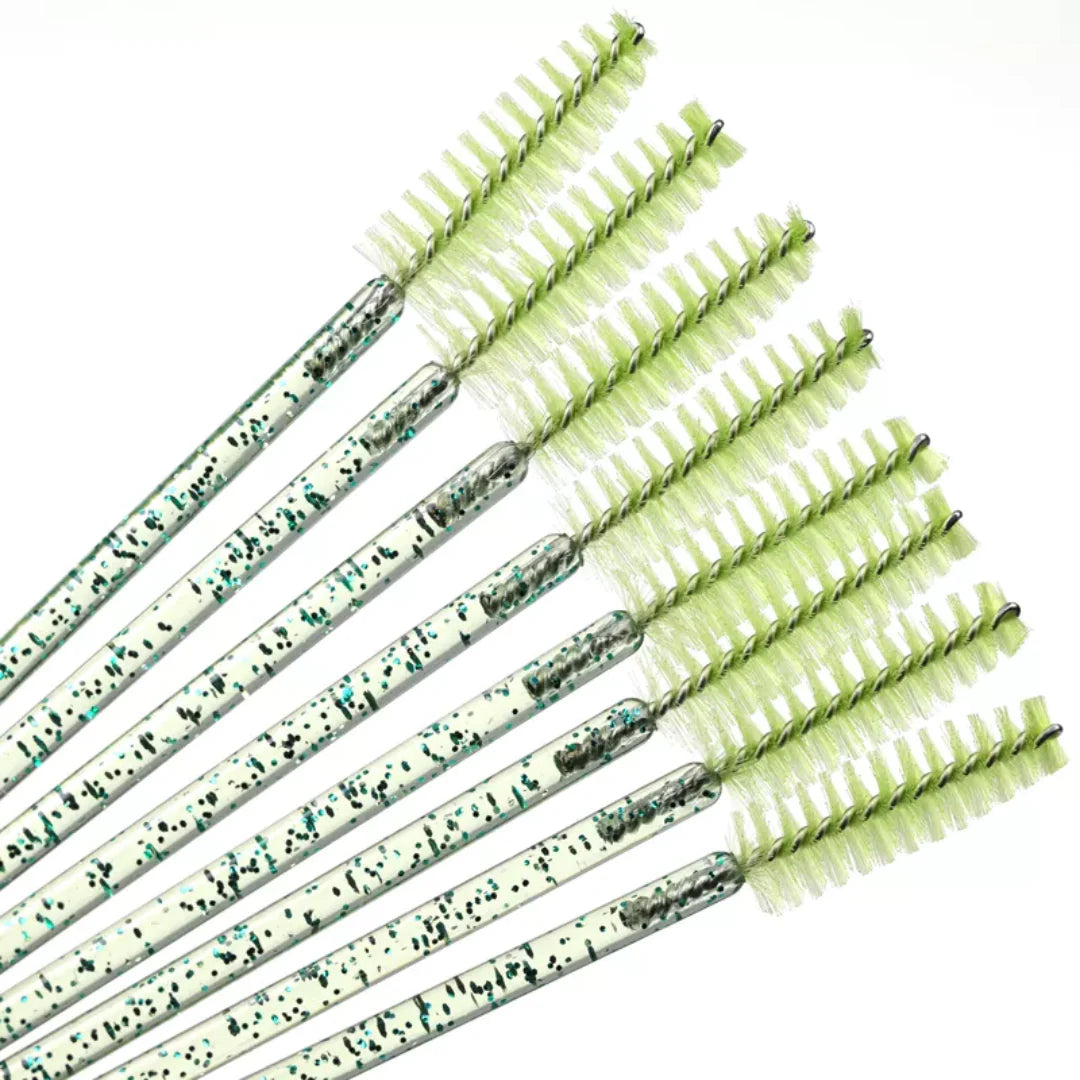 Mascara Glitter Wands 50pk - Green