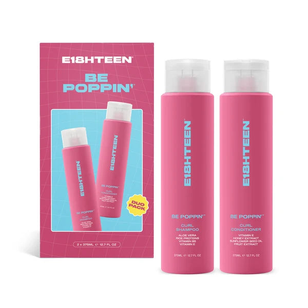 E18HTEEN - Be Poppin' Curl Duo Pack 375ml