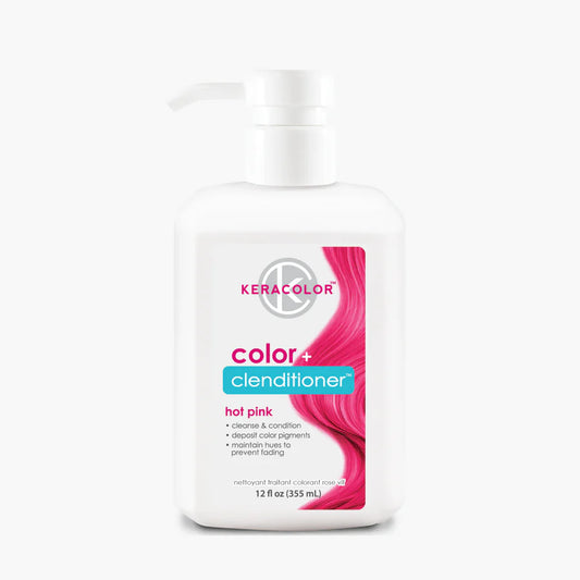 Keracolor Colour + Clenditioner 355ml - Hot Pink