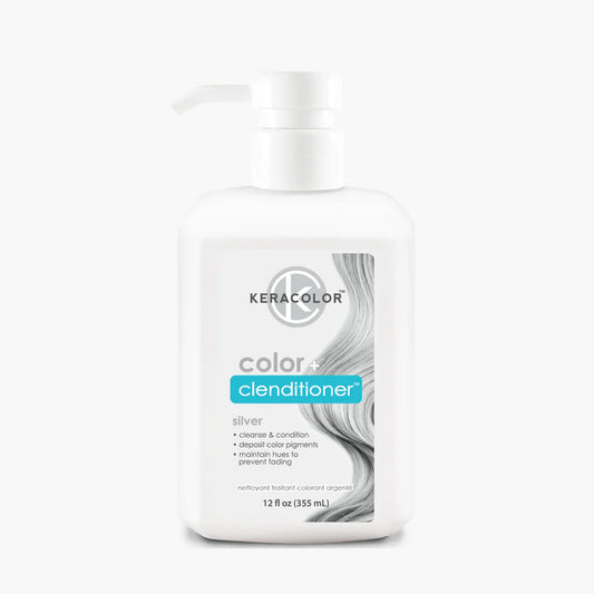 Keracolor Colour + Clenditioner 355ml - Silver