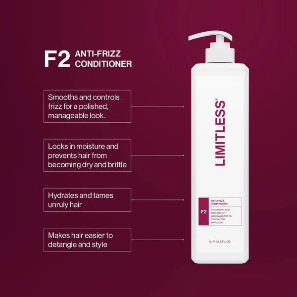Limitless - F2 Anti-Frizz Conditioner 1000ml