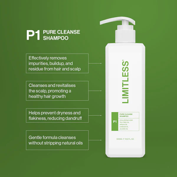 Limitless - P1 Pure Cleanse Shampoo 500ml