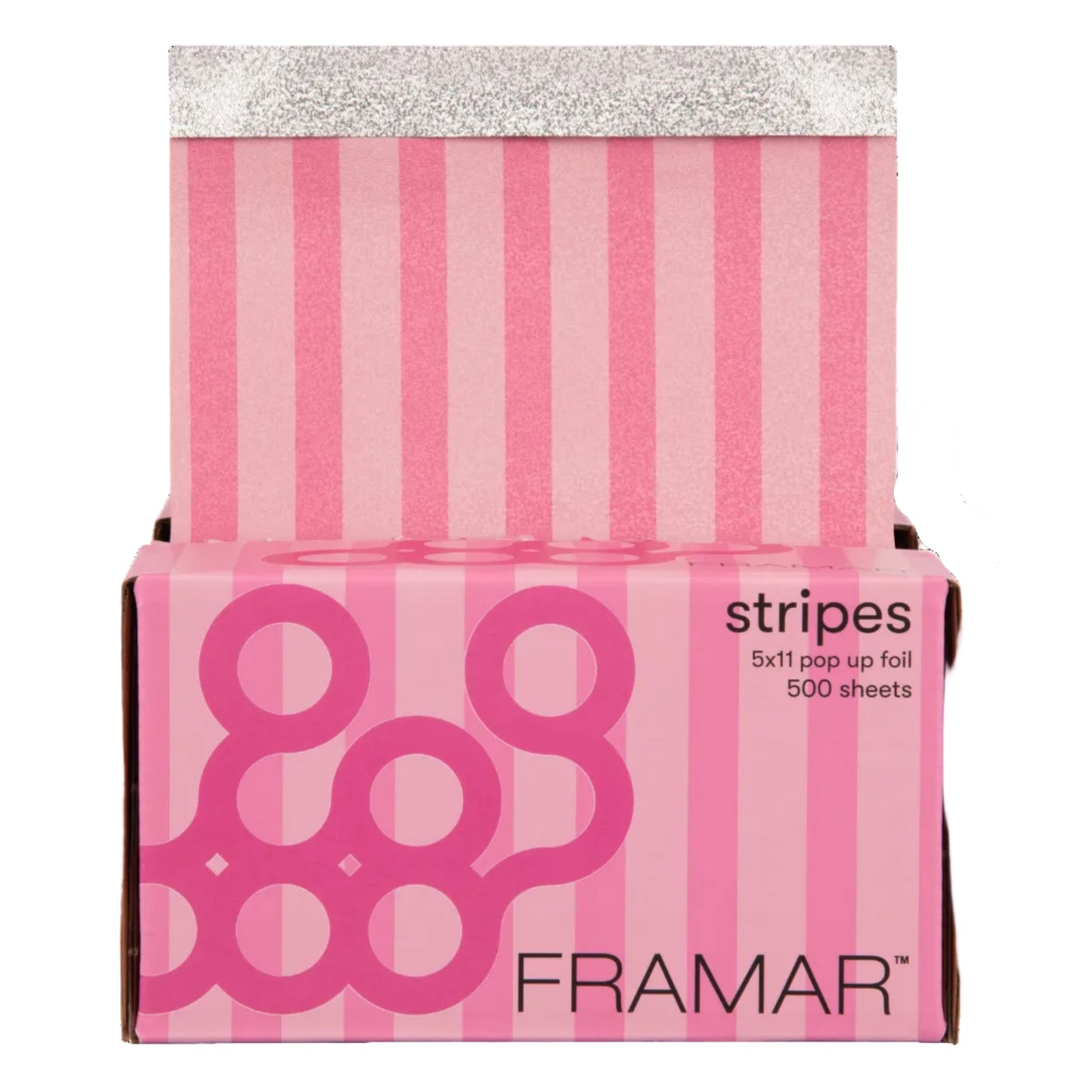 Framar - 5x11" Pop Up Foil "Pink Stripes" 500 Sheets