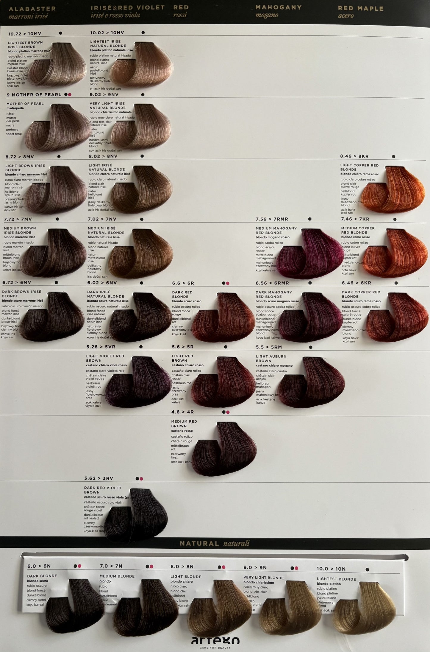Artego YOU|UP2 Semi Permanent Color 100ml - 6.6 / 6R Dark Red Blonde