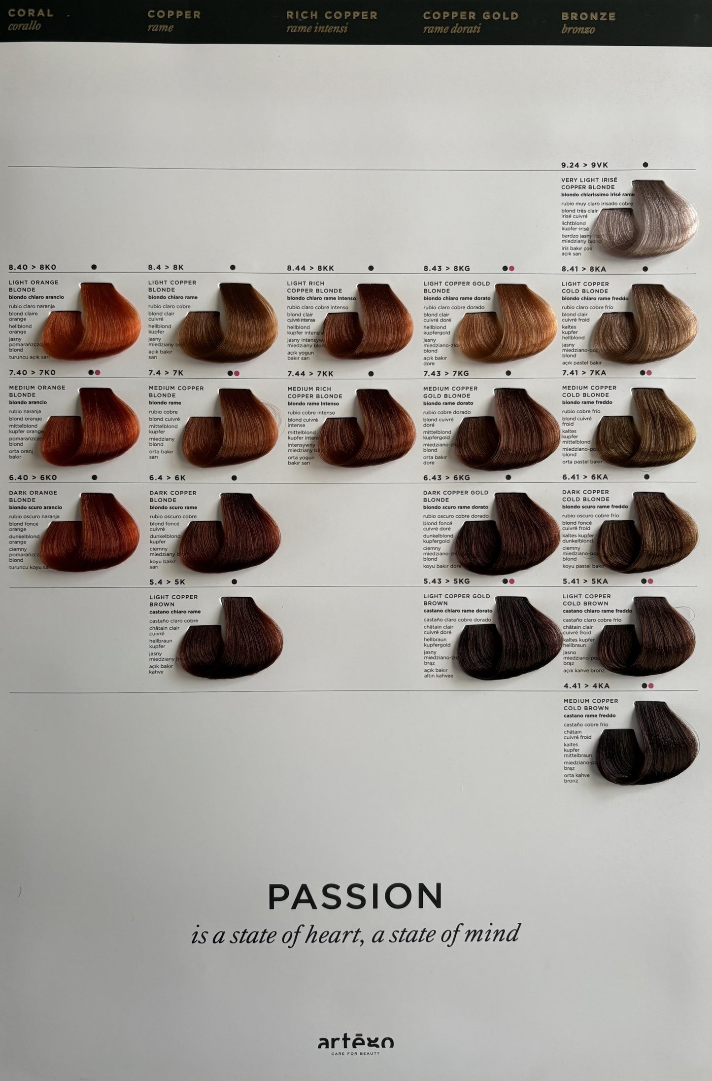 Artego YOU|UP2 Semi Permanent Color 100ml - 5.41 / 5KA Light Copper Cold Brown