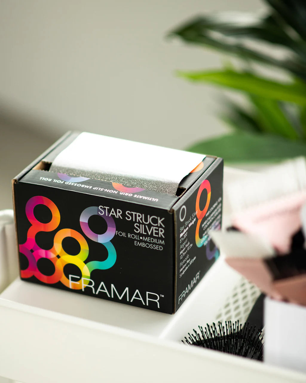 Framar - Embossed Roll Medium "Star Struck Silver" 320ft