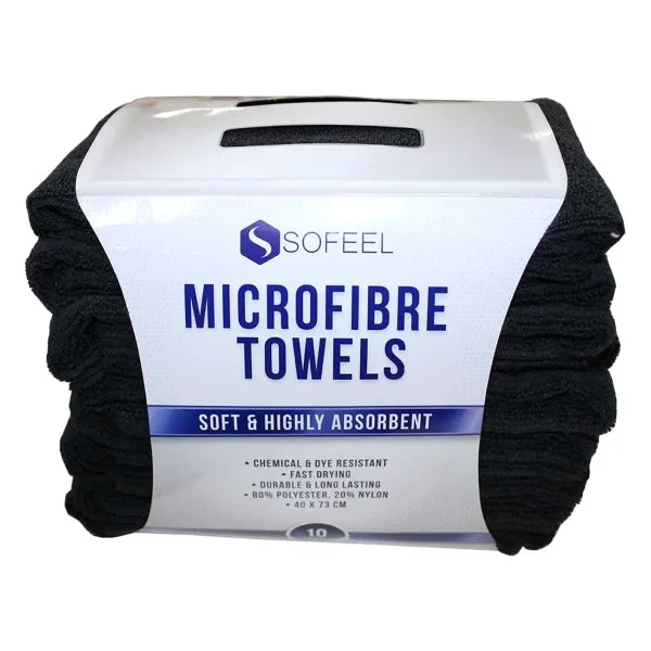 Sofeel Microfibre Towels 10pk