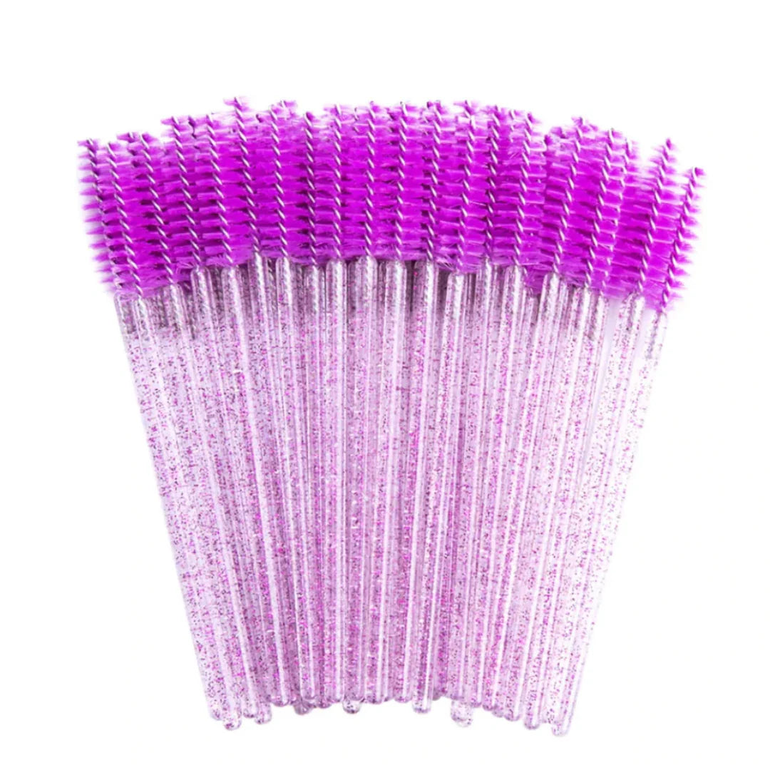 Mascara Glitter Wands 50pk - Fuchsia