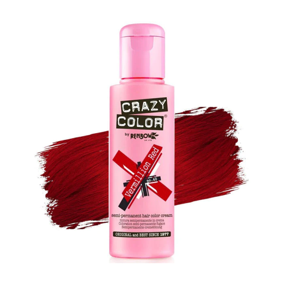 Crazy Color – Vermillion Red 100ml