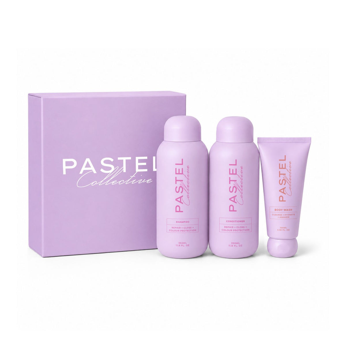 Pastel Collective - Repair + Gloss + Colour Protection Trio Gift Set